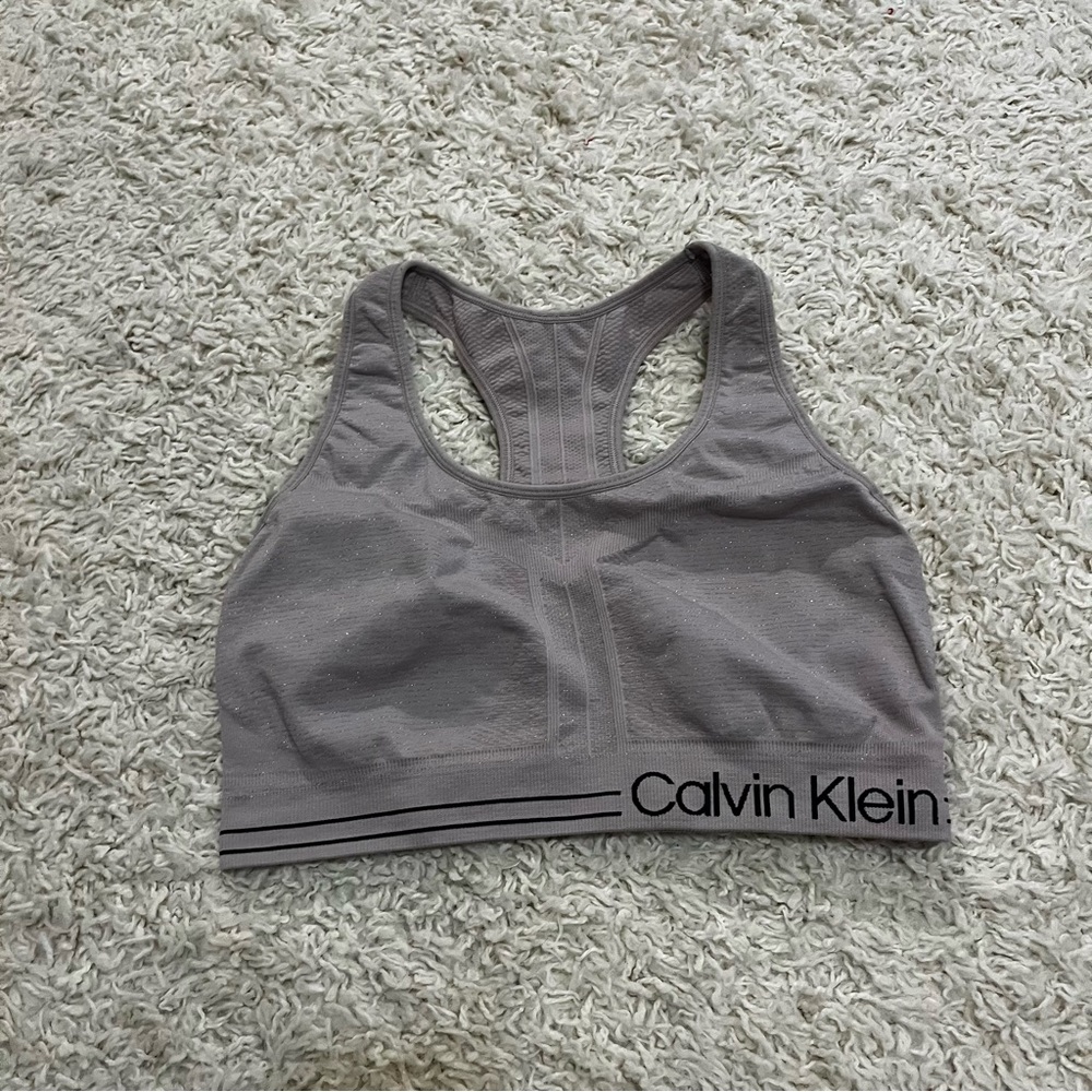 calvin klein high impact sport bra size medium